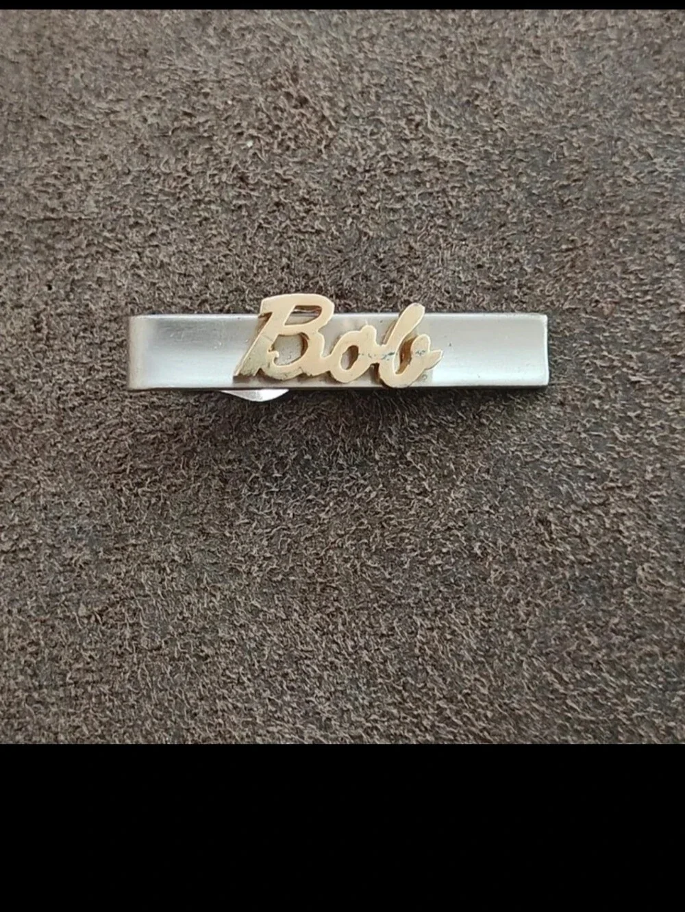 1950s/60s Rare Signed Swank Two Tone 3D Name 